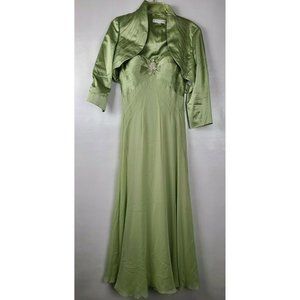 Niteline Green Formal Gown Set Size 12